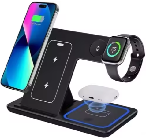Portable Multifunction Fast Wireless Charging Stand 15w